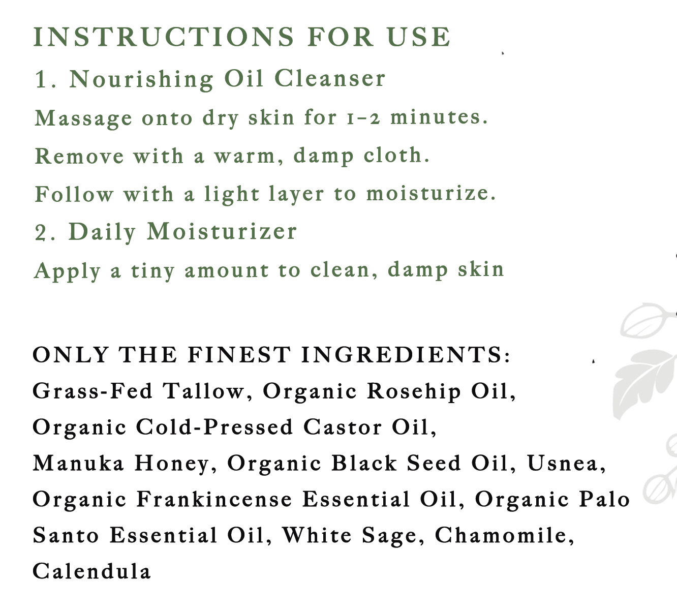 Miracle Tallow Balm - White Sage & Palo Santo - 1 oz.