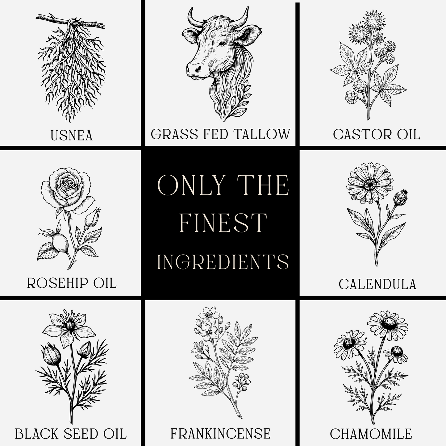 Cedar Rose Miracle Tallow Balm -1.0 oz