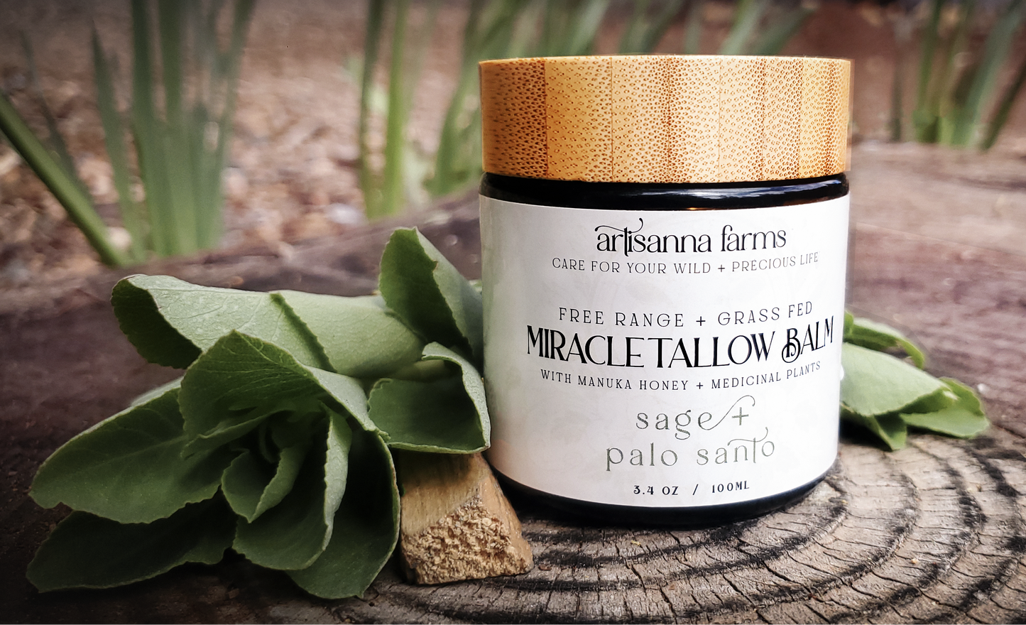 Miracle Tallow Balm - White Sage & Palo Santo
